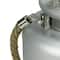 9.5" Reindeer & Tree Silhouette Pillar Candle Holder with Handle